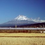 新幹線からの見た富士山が後ろに見えたり、前に見えたり。コレってどういうこと？？
