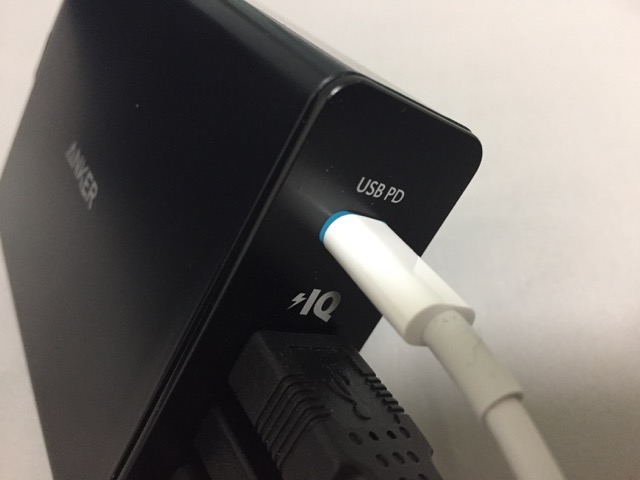 【報告】Anker PowerPort+ 5 USB-Cが新型MacBook Pro 13インチで使えるって！